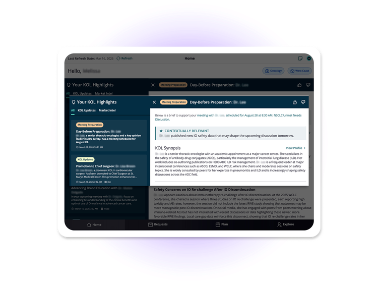 Context-aware engagement briefs
